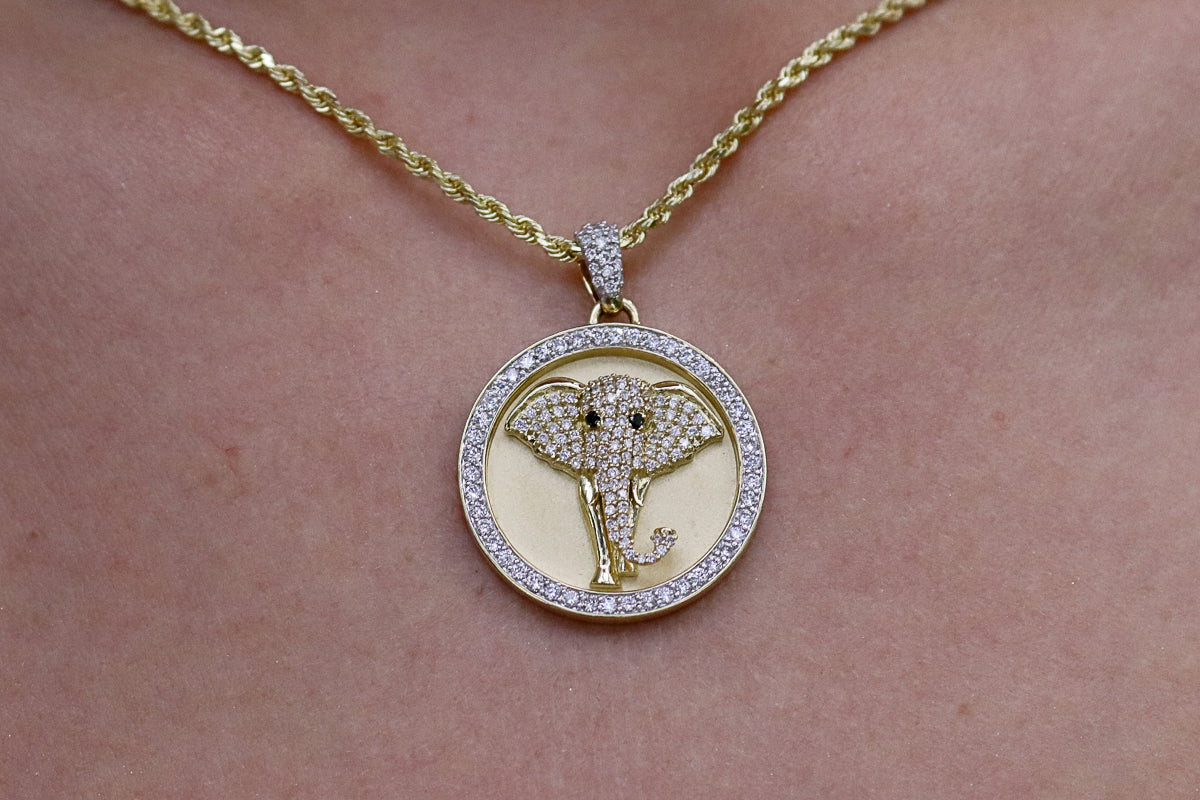 The Elephant Pendant Necklace