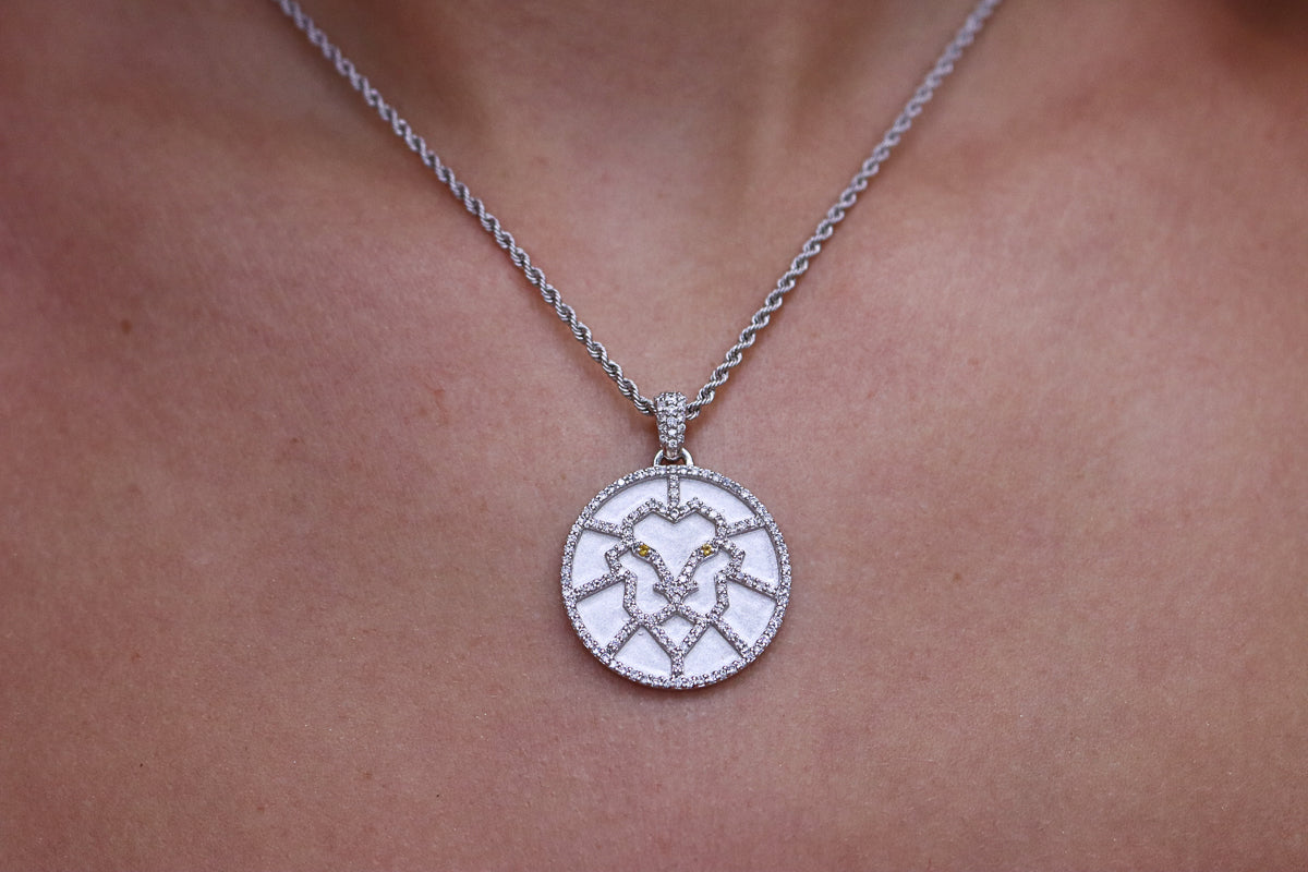 The Lion Diamond Pendant Necklace